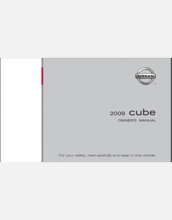 2009 nissan cube owners manual